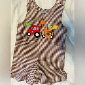18M Baby Boy Toddler romper Fall Tractor